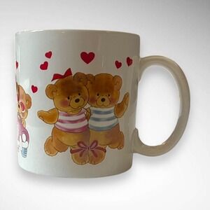 APPLAUSE The Card Mug Vintage Bears Valentines Day Mug In‎ Box